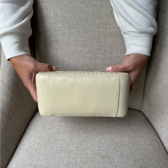 Bally Cream Quilted Satchel - Picture 5 of 6